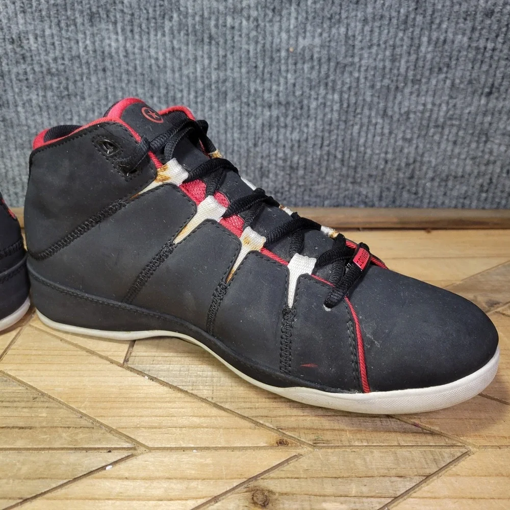 Converse Triple Deuce Wade Basketball Shoes Men's Size 9 Black Red All Star Y2K